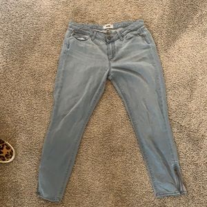 Paige Skinny Jeans with Zippers